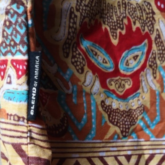 BLEND of America Los Muertos Hawaiian Shirt Size L - Picture 6 of 7